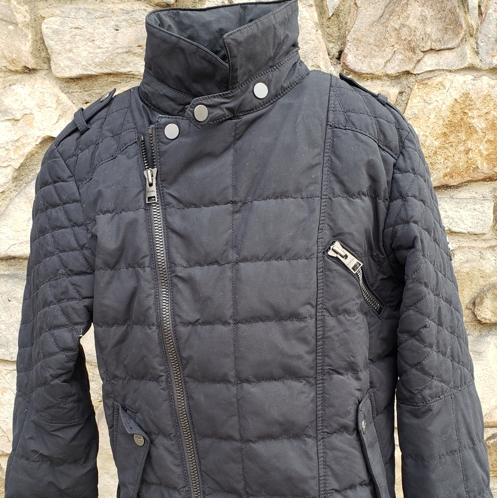 Sorel quilted apres ski  moto jacket